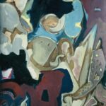 ''Natürmort - Atölye Üçgen'' 65 X 80 cm, kraft kağıt üzeri yağlı boya, 2001