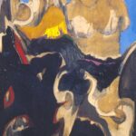 ''Natürmort - Atölye Üçgen'' 80 X 60 cm, kraft kağıt üzeri yağlı boya, 2002