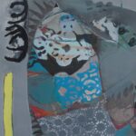 “Horona Duran Motifler”, tuval üzerine karışık teknik, 97 X 116 cm, 2017