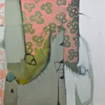 “Yayılan Kontur”, tuval üzerine yağlı boya, 97 X 116 cm, 2010